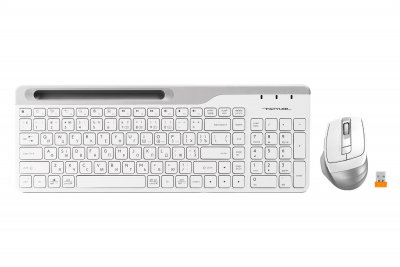 A4Tech FB2535C (Icy White) Комплект бездротовий Fstyler клавіатура+миша (FB35C+FBK25), Icy White, USB
